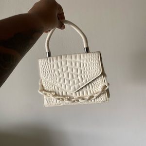 White small purse